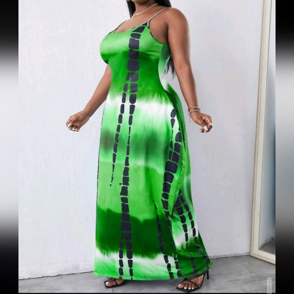 XXYMG Dresses & Skirts - Hidden Pocket Tie Dye Cami Maxi Dress